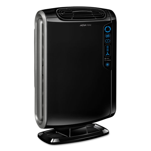 Fellowes HEPA and Carbon Filtration Air Purifiers, 200 to 400 sq ft Room Capacity, Black
