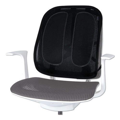 Fellowes Office Suites Mesh Back Support, 17.3w x 5.56d x 20.18h, Black