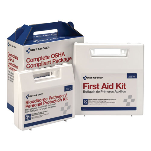 First Aid Only First Aid Kit for 50 People, 229-Pieces, ANSI/OSHA Compliant, Plastic Case