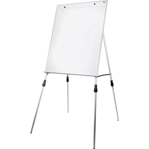 Flipside Dry-Erase Easel Stand, Multi-Use, 46"x5"x29-1/2"-70", White