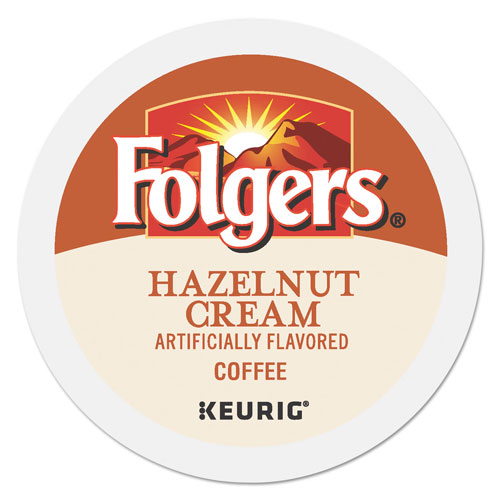 Folgers Hazelnut Cream Coffee K-Cups, 24/Box
