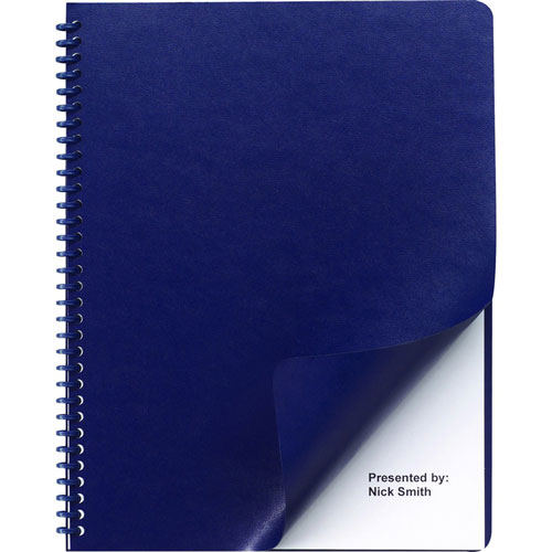 GBC® Report Cover, Blue, Box of 100