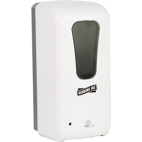 Genuine Joe Dispenser, Gel, 5-1/10"Wx4-1/2"Lx10-3/5"L, White