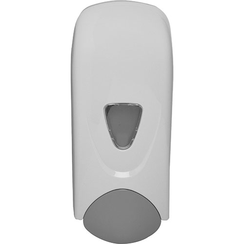 Genuine Joe Liquid Soap Dispenser, Bulk, 33.8oz., 12/CT, White/Gray