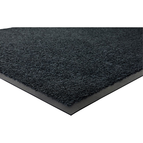Genuine Joe Nylon & Rubber Nylon & Rubber Carpet Mat, 3' x 5', Black