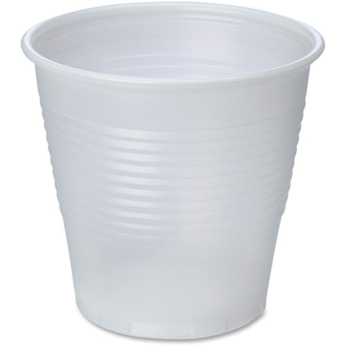 Genuine Joe Translucent Cups, 5oz., 25BG/CT, Clear