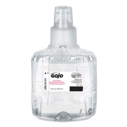 Gojo Clear & Mild Foam Handwash Refill, Fragrance-Free, 1200mL Refill, 2/Carton
