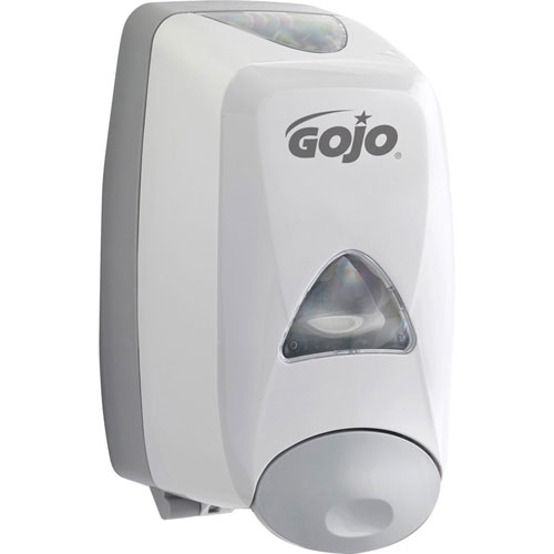 Gojo FMX-12 Soap Dispenser, 1250 mL, 6.12" x 5.13" x 10.5", Gray/White