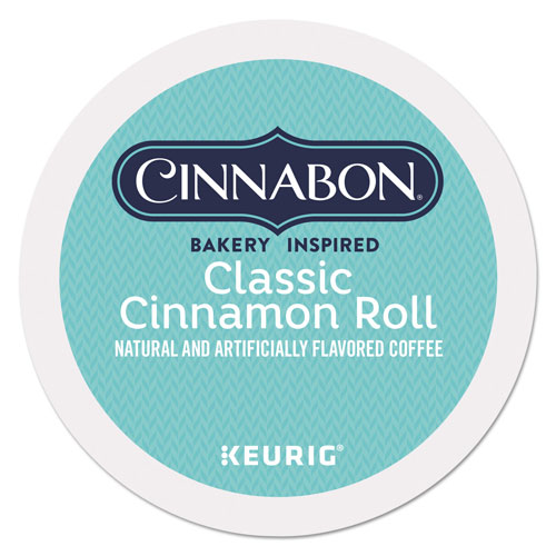 Green Mountain Cinnabon Classic Cinnamon Roll Coffee K-Cups, 24/Box