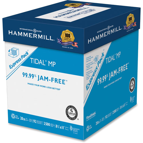 Hammermill Express Pack Ppr, 92GE, 20LB, 8-1/2" x 11", 2500Sh, 80CT/PL, WE