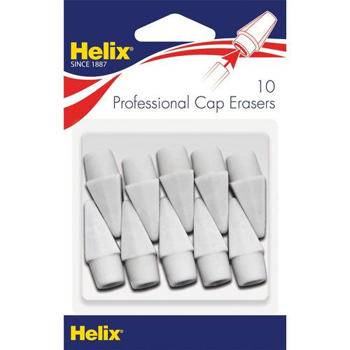 Helix Professional Hi-polymer Pencil Cap Erasers