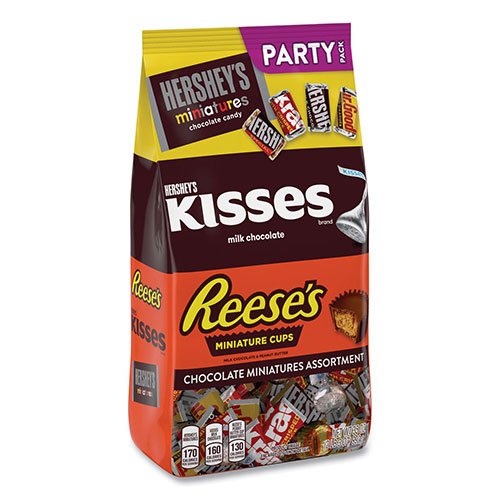 Hershey's® Miniatures Variety Party Pack, Assorted Chocolates, 35 oz Bag