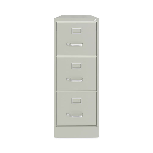 Hirsh Vertical Letter File Cabinet, 3 Letter-Size File Drawers, Light Gray, 15 x 22 x 40.19