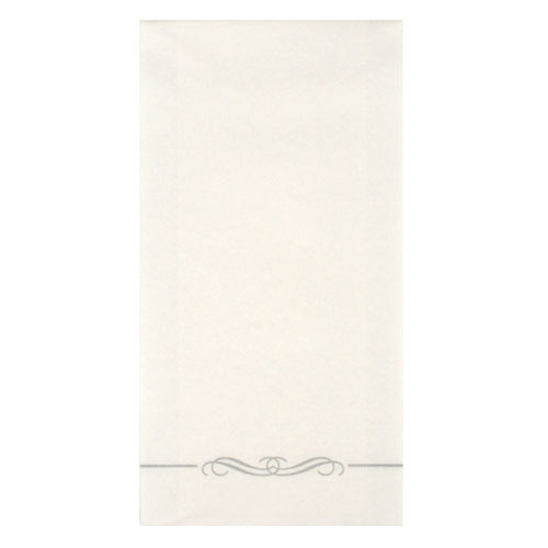 Hoffmaster Linen-Like® Guest Towel, 12"x17", Adagio Silver