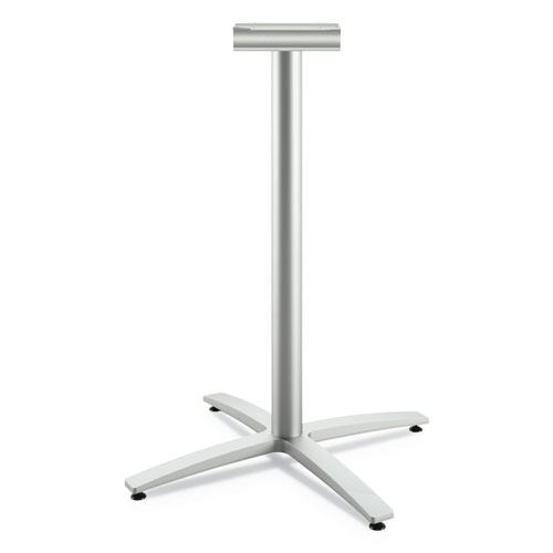 Hon Between Standing-Height X-Base for 42" Table Tops, Silver