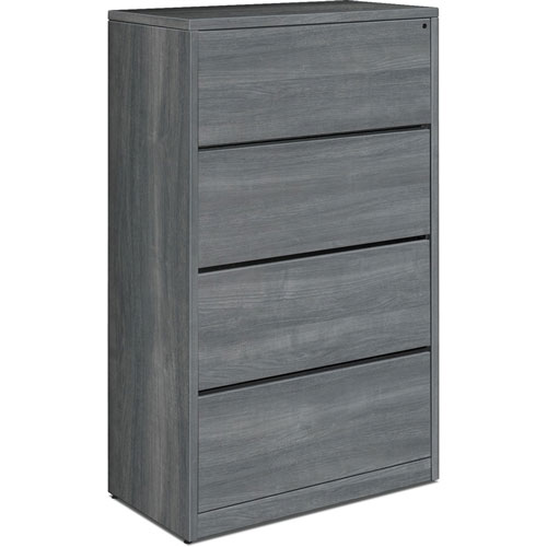 Hon Lateral File, 4-Drawer, 36"x20"x59-1/8" , Sterling Ash