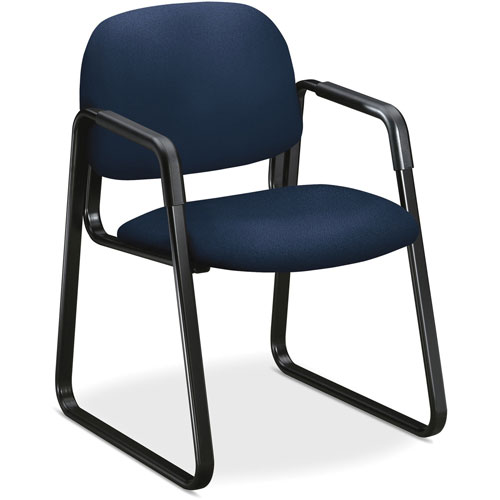 Hon Solutions Seating 4000 Series Sled Base Guest Chair, Navy