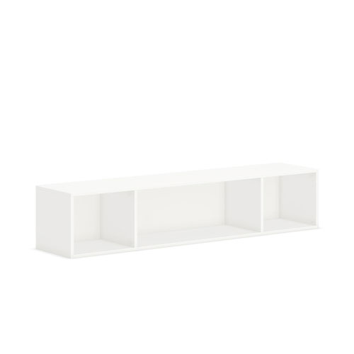 Hon Storage, Wall-mounted, Open, 66"x14"x13-1/2" , Simply White