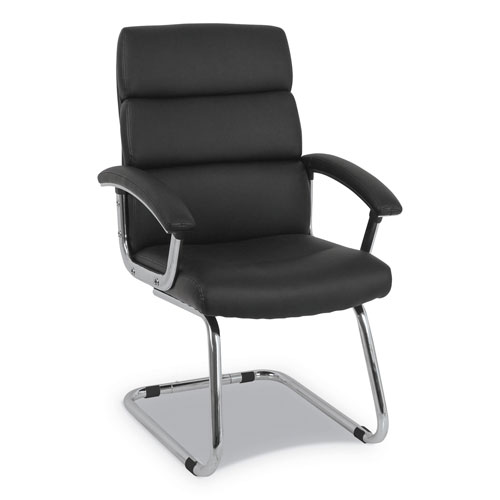 Hon Traction Guest Chair, 20.1" x 27.2" x 39.3", Black Seat/Black Back, Chrome Base
