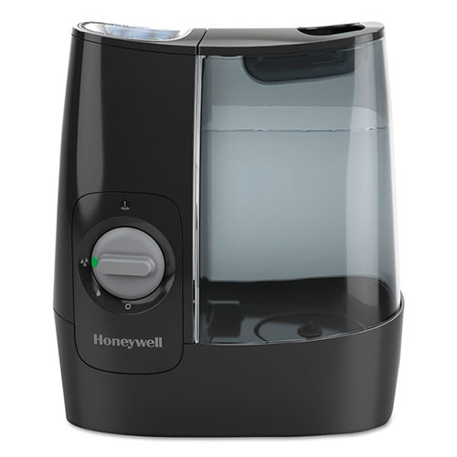 Honeywell Filter Free Warm Mist Humidifier, 1 gal, 11.95w x 7.45d x 12.45h, Black
