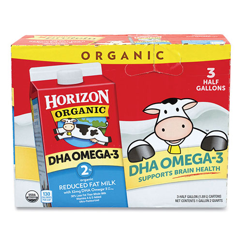 Horizon Organic Organic 2% Milk, 64 oz Carton, 3/Carton