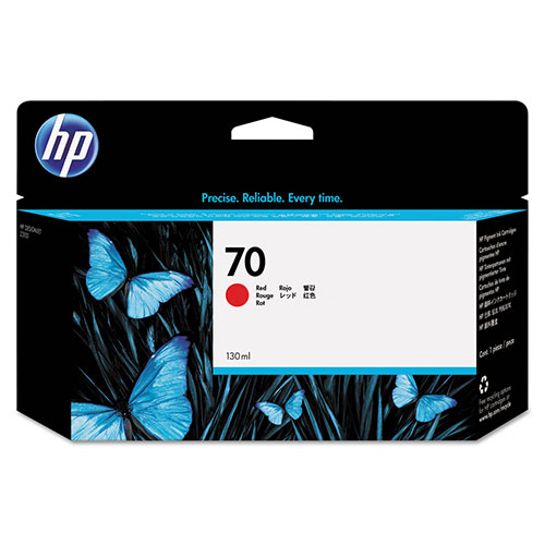HP 70 Red Ink Cartridge ,Model C9456A ,Page Yield 2200