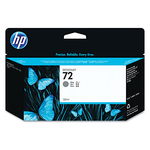 HP 72 Gray Ink Cartridge ,Model C9374A ,Page Yield 1400