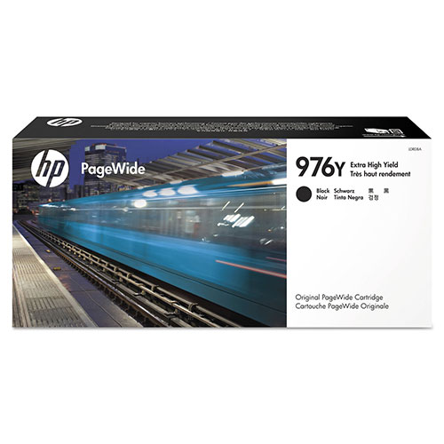 HP 976Y, (L0R08A) Extra High Yield Black Original PageWide Cartridge