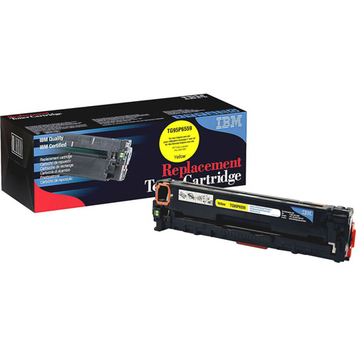 IBM Remanufactured Toner Cartridge, Alternative for HP 305A (CE412A), Laser, 2600 Pages, Yellow, 1 Each