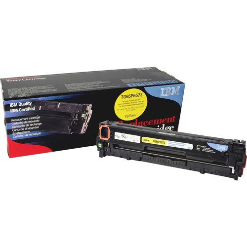 IBM Remanufactured Toner Cartridge, Alternative for HP 131A (CF212A), Laser, 1800 Pages, Yellow, 1 Each