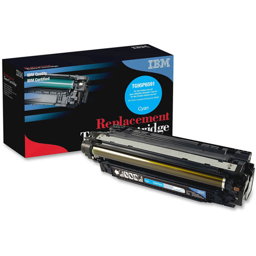 IBM Remanufactured Toner Cartridge, Alternative for HP 653A (CF321A), Laser, 16500 Pages, Cyan, 1 Each