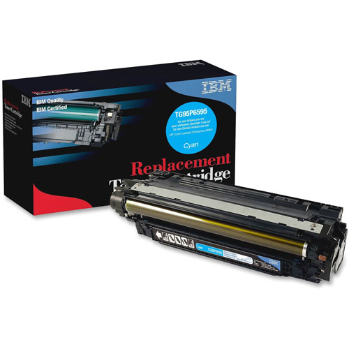 IBM Remanufactured Toner Cartridge, Alternative for HP 654X (CF331A), Laser, 15000 Pages, Cyan, 1 Each