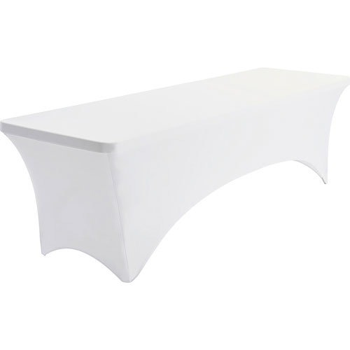 Iceberg iGear Fabric Table Cover, Polyester, 30 x 96, White
