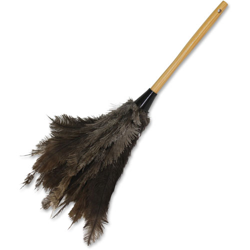 Impact Ostrich Feather Duster, 23", Brown/Gray