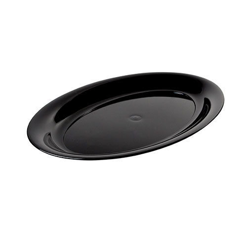 Innovative Designs Oval Platter, 21"x14", Black