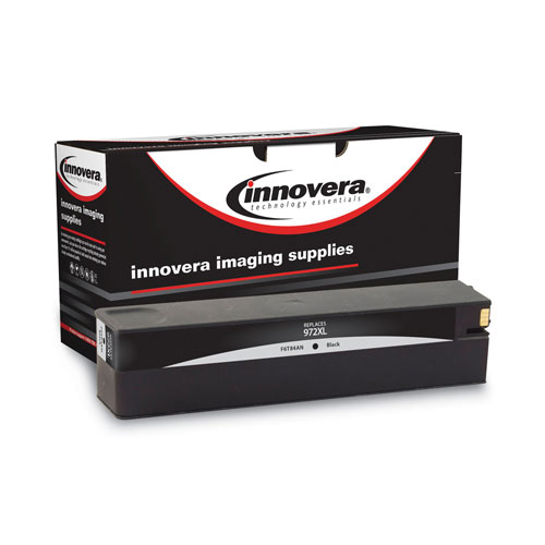 Innovera Remanufactured Black High-Yield Ink, Replacement for HP 972XL (F6T84AN), 10,000 Page-Yield