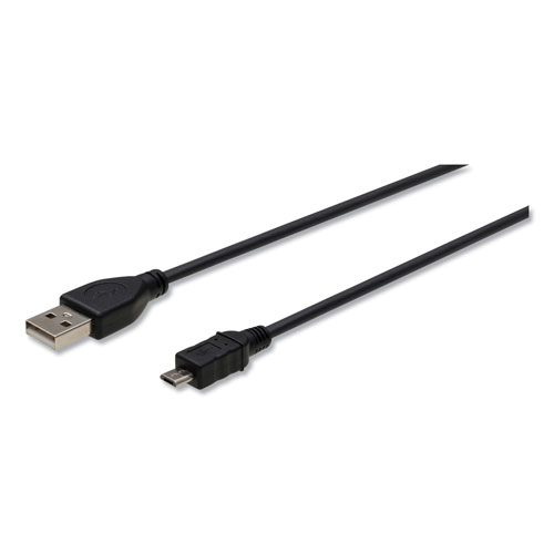 Innovera USB to Micro USB Cable, 6 ft, Black