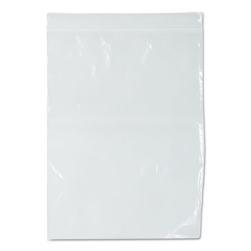 ITW Dymon Zippit Resealable Bags, 2 mil, 9" x 12", Clear, 1,000/Carton