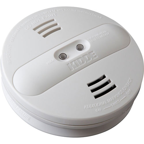 Kidde Safety Smoke Alarm, Photo/Ion, Dual Sensor, Batt Opr, White