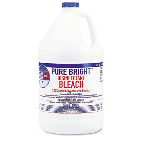 KIK Liquid Bleach, 1gal Bottle, 6/Carton