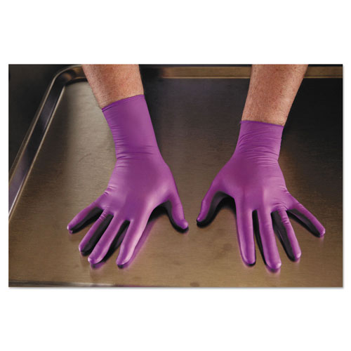 Kimberly-Clark PURPLE NITRILE Exam Gloves, 310 mm Length, Medium, Purple, 500/CT