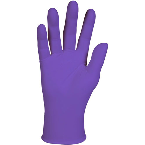Kimberly-Clark PURPLE NITRILE Exam Gloves, 242 mm Length, Large, Purple, 1,000/Carton