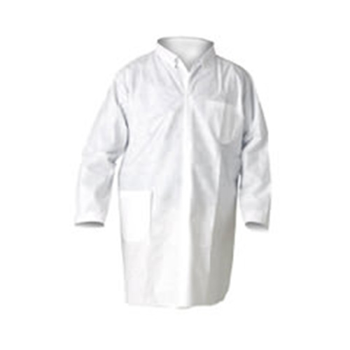 KleenGuard™ 10019 Coverall Lab Coat Medium White