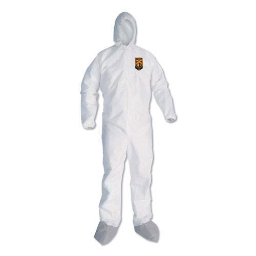 KleenGuard™ A45 Liquid/Particle Protection Surface Prep/Paint Coveralls, 2XL, White, 25/CT