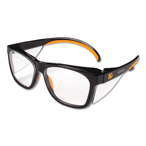 KleenGuard™ Maverick Safety Glasses, Black/Orange, Polycarbonate Frame