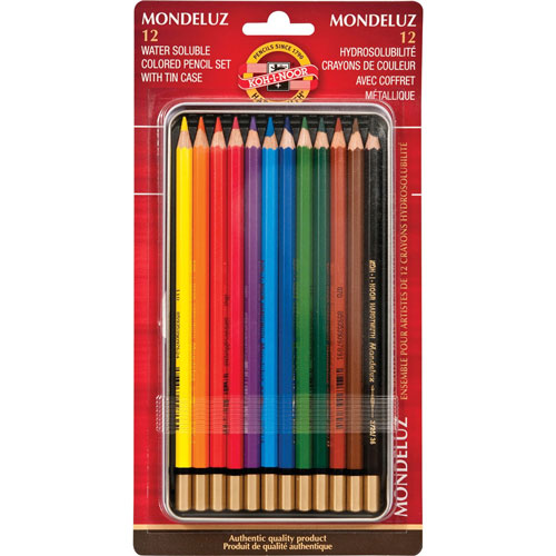 Koh-I-Noor Mondeluz Pencils, 12-Set, Assorted