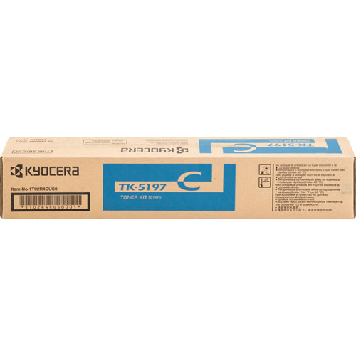Kyocera Toner Cartridge, f/ 306ci, 7000 Page Yield, Cyan