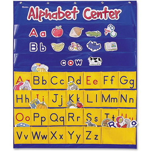 Learning Resources Alphabet Center Pocket Chart, 28" x 34", Multi
