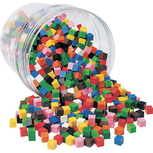 Learning Resources Centimeter Cubes Set, 1000 Pieces