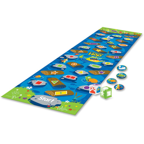 Learning Resources Crocodile Hop Floor Game, 10' x 14", Assorted